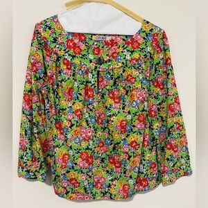 Borne Boatneck 100% Cotton Top. Pristine Condition. Size 4